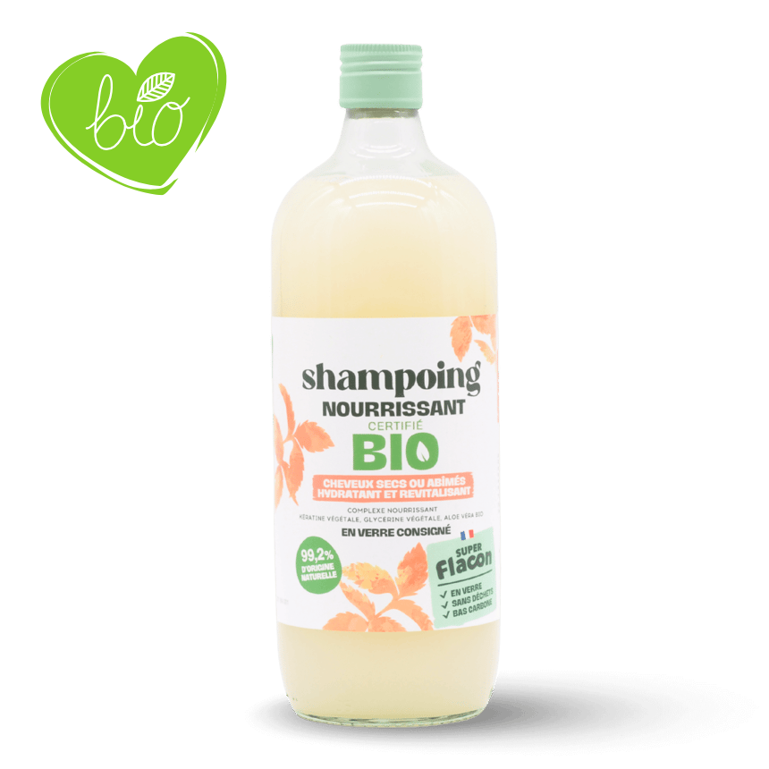 Shampooing nourrissant cheveux secs et abimés